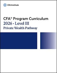 2026 CFA Program Curriculum Level III Private Wealth Pathway Box Set