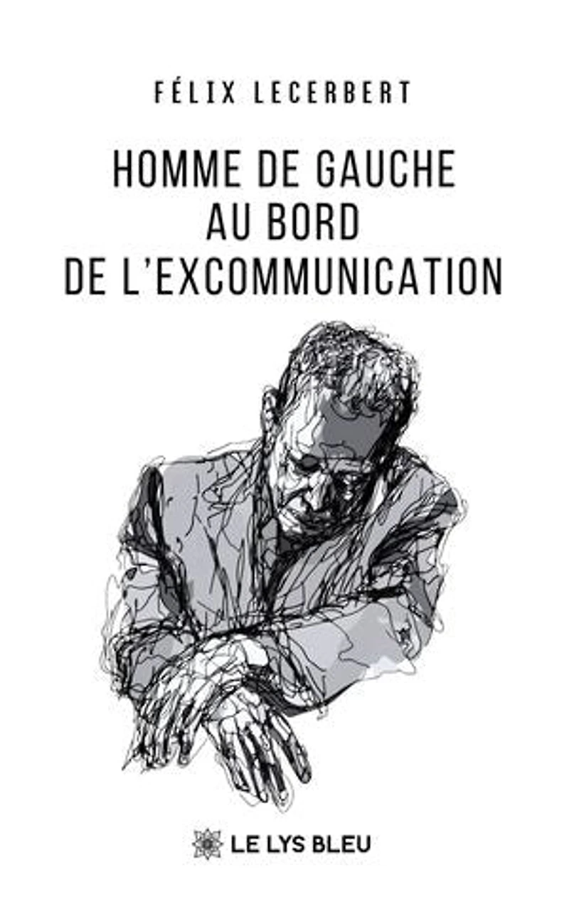 Homme de gauche au bord l'excommunication
