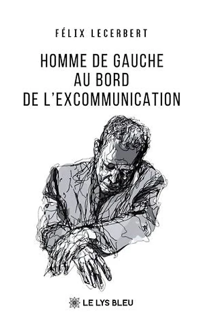 Homme de gauche au bord l'excommunication