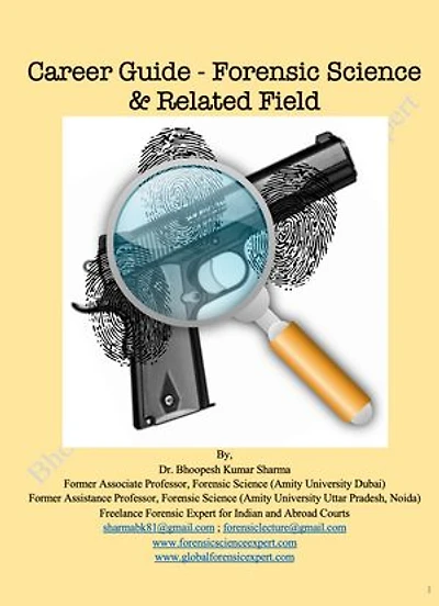 Career Guide- Forensic Science & Related Field