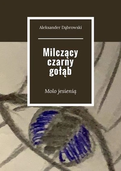 Milczący czarny gołąb