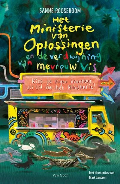 Het Ministerie van Oplossingen en de verdwijning van mevrouw Vis: Kies je eigen avontuur als lid van het Ministerie!