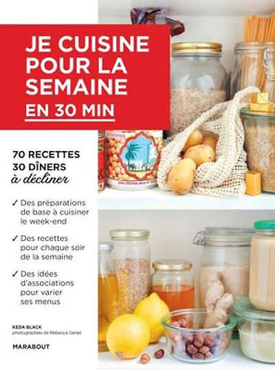 Je cuisine pour la semaine en 30 min.