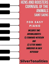 Hens and Roosters Carnival of the Animals Easy Piano Sheet Music Combo