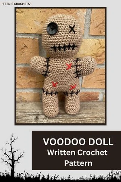 Voodoo Doll - Written Crochet Pattern