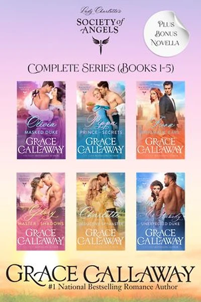 Lady Charlotte's Society of Angels Complete Series Box Set (Books 1 - 5 + Bonus Novella): A Steamy Historical Romance and Mystery Series Box Set