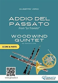 Woodwind Quintet Sheet Music "Addio del Passato" score & parts