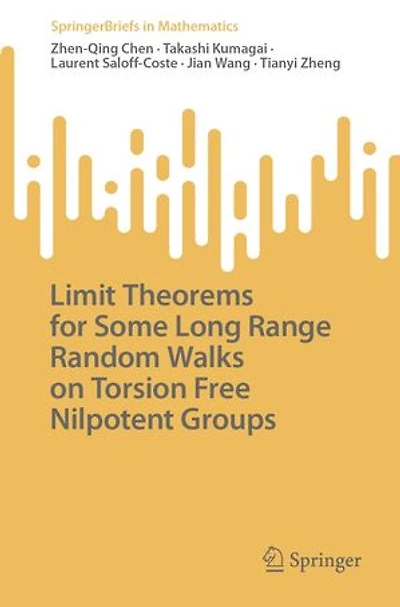 Limit Theorems for Some Long Range Random Walks on Torsion Free Nilpotent Groups