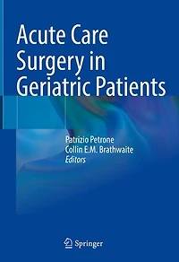 Acute Care Surgery Geriatric Patients