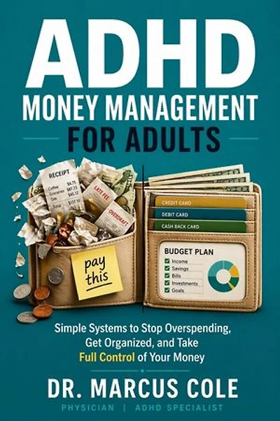 ADHD Money Management For Adults: Simple Systems to Stop Overspending, Get Organised, and Take Full Control of Your Money