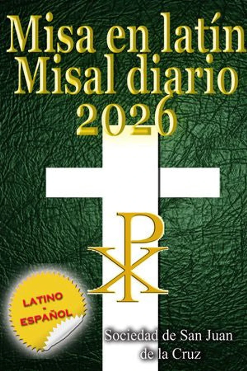 Misa en latín Misal diario 2026 latino-español, en orden, todos los días