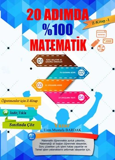20 Adımda %100 Matematik - I: 20 Adımda %100 Matematik Birinci Kitap