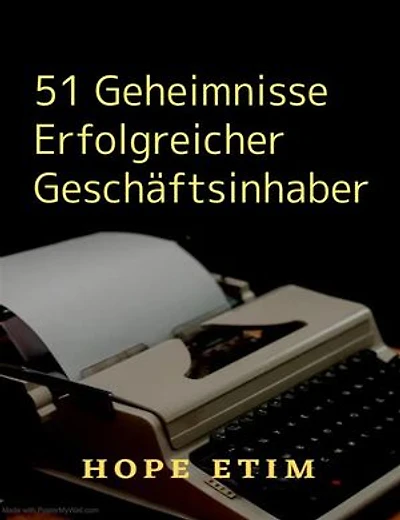 51 Geheimnisse Erfolgreicher Geschäftsinhaber