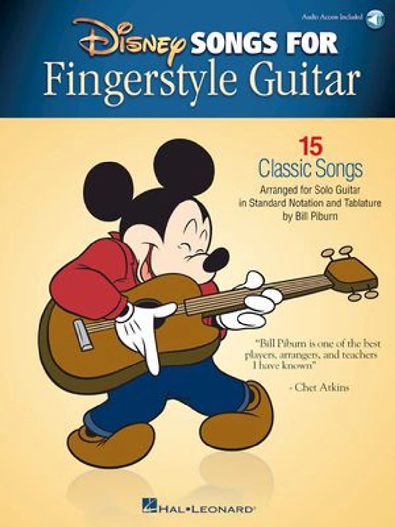 Disney Songs For Fingerstyle Guitar: 15 Classic Arranged By Solo Guitar Standard Notation And Tablature