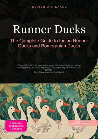 Runner Ducks: The Complete Guide to Indian Runner Ducks and Pomeranian Ducks
