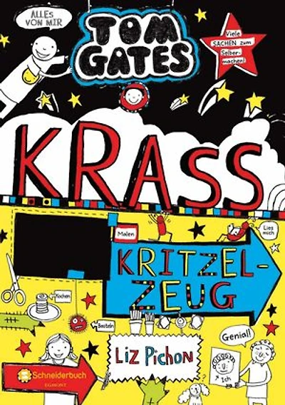 Tom Gates, Band 16: Krass cooles Kritzelzeug | Comic-Roman | Wenig Text und viele Kritzeleien für Lesemuffel | Unverwechselbarer Humor für Lesespaß bis zur letzten Seite