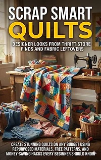 Scrap Smart Quilts: Designer Looks from Thrift Store Finds and Fabric Leftovers: Create Stunning Quilts on Any Budget Using Repurposed Materials, Free Patterns, and Money-Saving Hacks Every Beginner Should Know