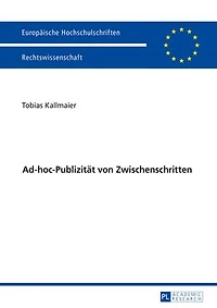Ad-hoc-Publizitaet von Zwischenschritten
