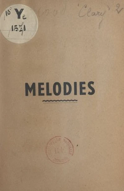 Mélodies: Sur un texte liturgique, pour un acte liturgique, dans un temps liturgique