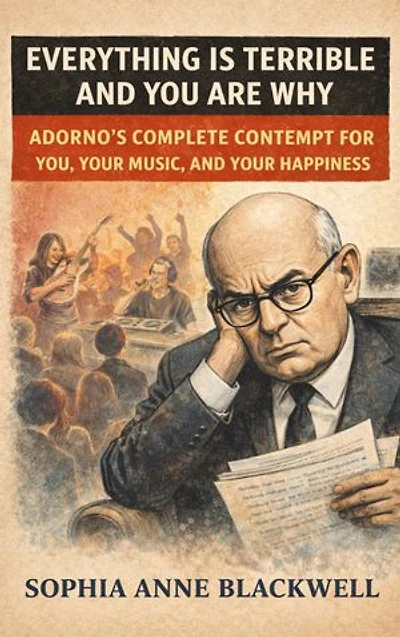 Everything Is Terrible and You Are Why: Adorno's Complete Contempt for You, Your Music, and Your Happiness
