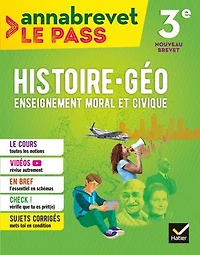 Annabrevet Le Pass - Histoire-géographie EMC 3e