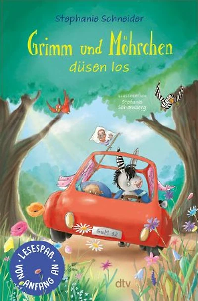 Grimm und Möhrchen düsen los: EEin Erstlese-Abenteuer für Zesel-Fans ab 7. Lesen lernen mit Grimm und Möhrchen. Mit Quizfragen und Rästeln zu jedem Kapitel