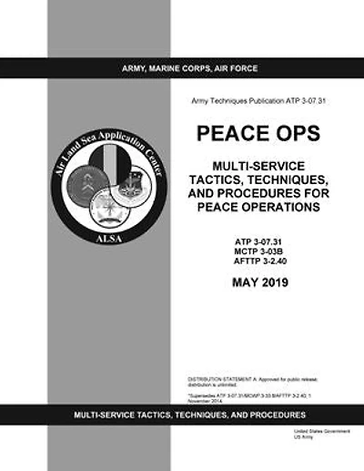 Army Techniques Publication ATP 3-07.31 Peace Ops Multi-service Tactics, Techniques, and Procedures for Peace Operations May 2019