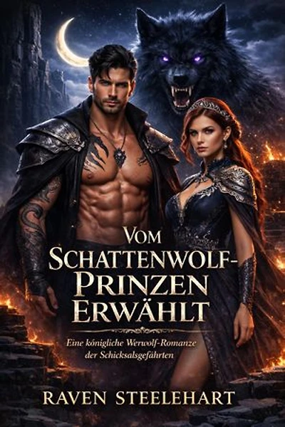 Vom Schattenwolf-Prinzen Erwählt: Eine königliche Werwolf-Romanze der Schicksalsgefährten
