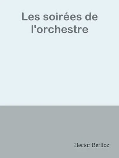 Les soirées de l'orchestre