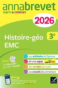 Histoire géographie, EMC 3e: nouveau brevet 2026