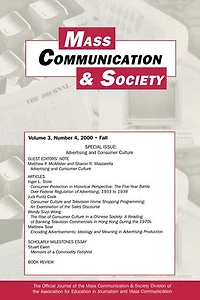 Advertising And Consumer Culture: A Special Issue Of Mass Communication Society