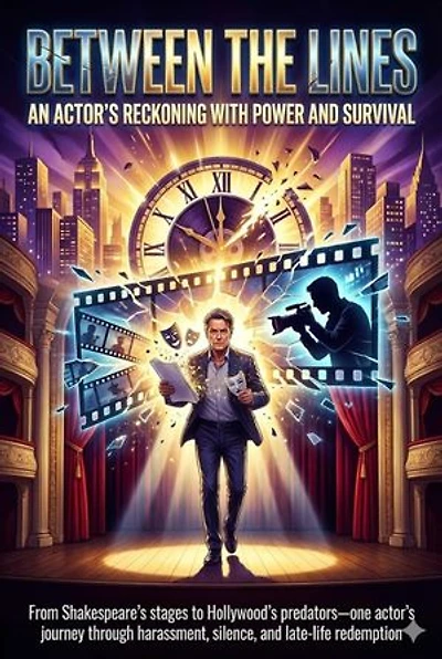 Between the Lines: An Actor's Reckoning with Power and Survival: From Shakespeare's stages to Hollywood's predators—one actor's journey through harassment, silence, and late-life redemption