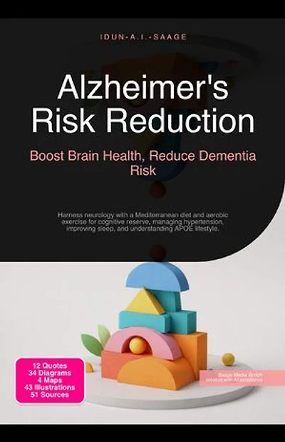 Alzheimer's Risk Reduction: Boost Brain Health, Reduce Dementia Risk: Harness neurology with a Mediterranean diet and aerobic exercise for cognitive reserve, managing hypertension, improving sleep, and understanding APOE lifestyle.