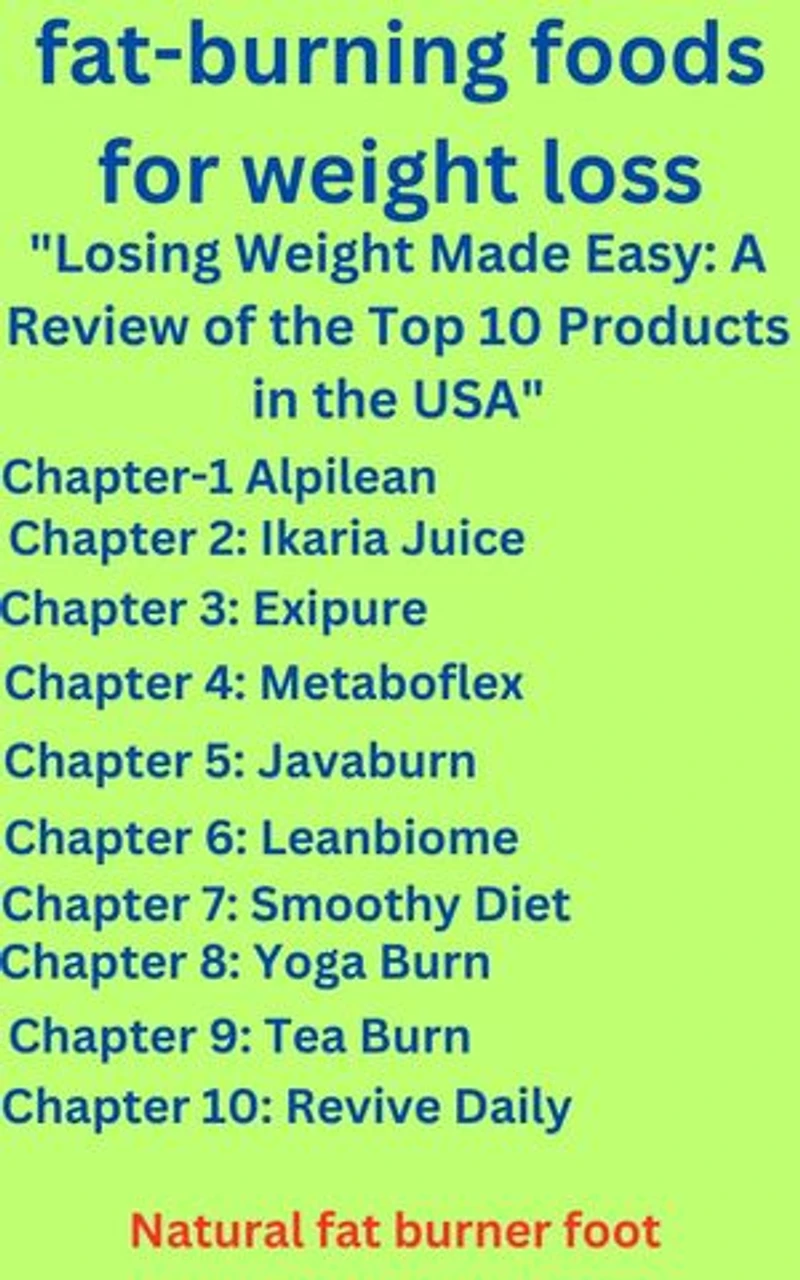 fat-burning foods for weight loss