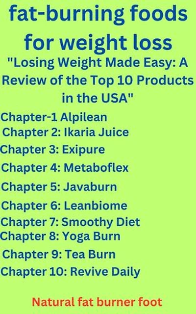 fat-burning foods for weight loss