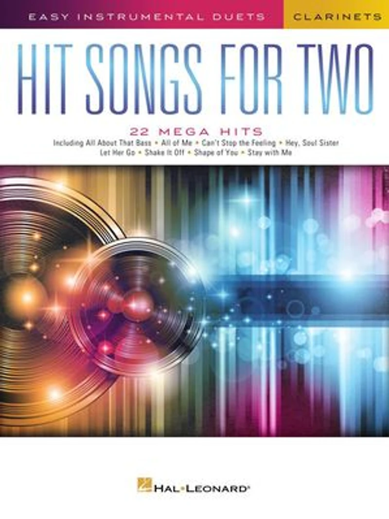 Hit Songs For Two Clarinets: Easy Instrumental Duets