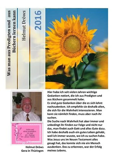 Was man aus Predigten und aus Büchern lernen kann