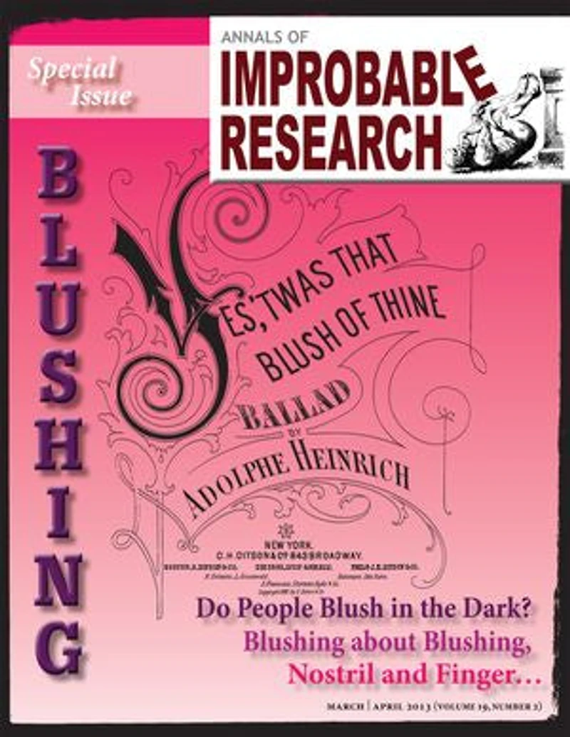 Annals of Improbable Research, Vol. 19, No. 2: Special Blushing Issue