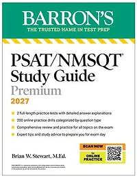 PSAT/NMSQT Premium Study Guide, 2027: 2 Practice Tests + Comprehensive Review 200 Online Drills