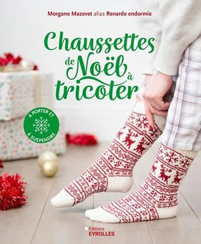 Chaussettes de Noël à tricoter: porter et suspendre