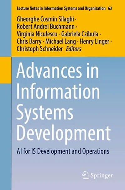 Advances Information Systems Development: AI for IS Development and Operations