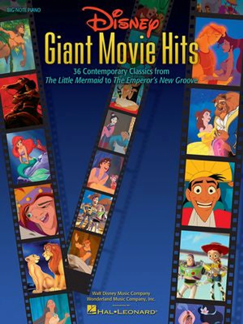 Disney Giant Movie Hits: 36 Contemporary Classics from The Little Mermaid to Emperor's New Groove