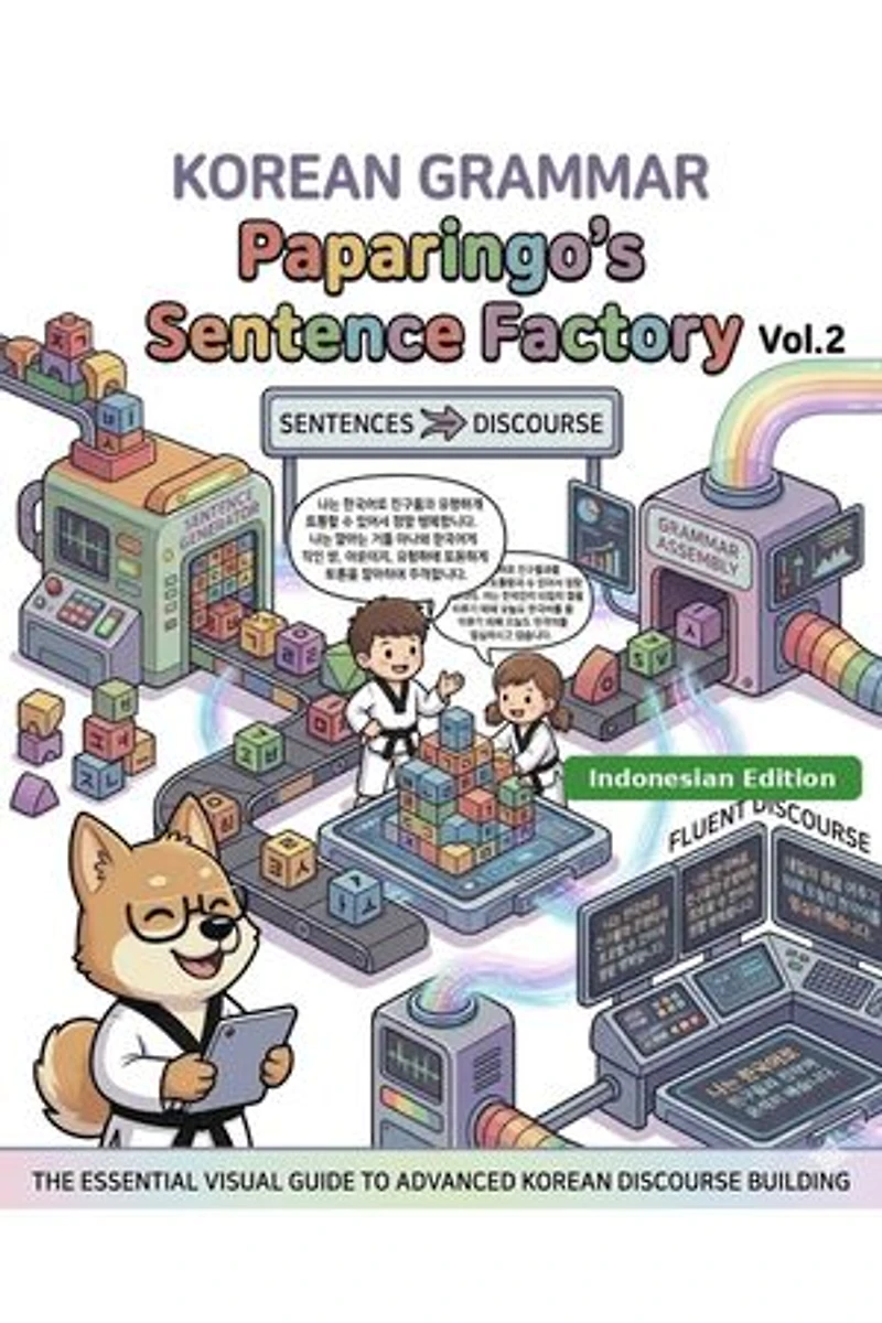 Korean Grammar: Paparingo’s Sentence Factory Vol.2: Menguasai bahasa Korea alami melalui cerita