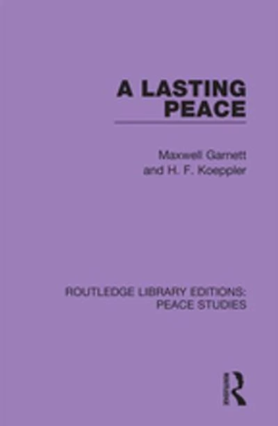 A Lasting Peace