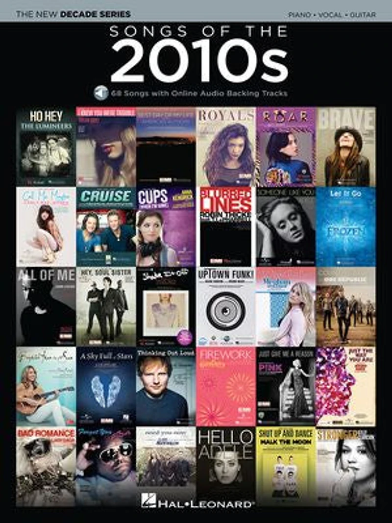 Songs Of The 2010s: New Decade Series With Online Play-along Backing Tracks