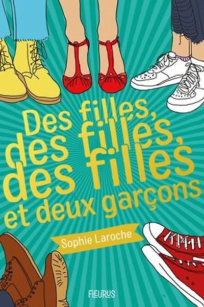 des filles, filles et deux garçons