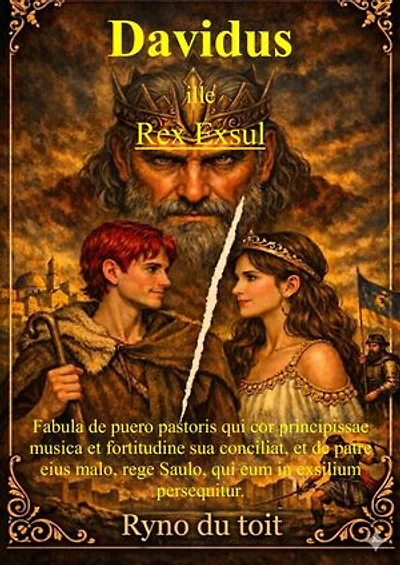 Davidus Rex Bellator: Fabula de puero pastoris qui cor principissae musica et fortitudine sua conciliat, et de patre eius malo, rege, qui eum persequitur.