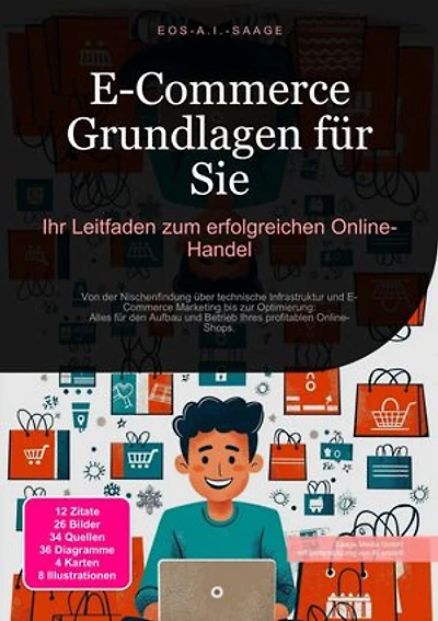E-Commerce Grundlagen für Sie: Ihr Leitfaden zum erfolgreichen Online-Handel: Von der Nischenfindung über technische Infrastruktur und E-Commerce Marketing bis zur Optimierung: Alles für den Aufbau und Betrieb Ihres profitablen Online-Shops.