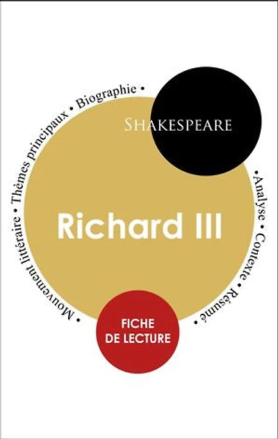 Étude intégrale : Richard III (fiche de lecture, analyse et résumé)