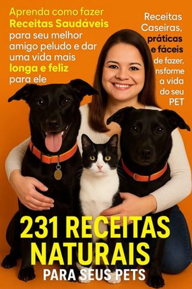 +231 RECEITAS NATURAIS PARA SEU PET